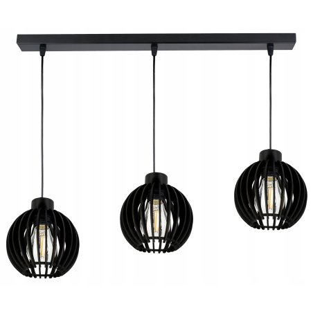 LAMPA czarna WISZĄCA ZWIS...