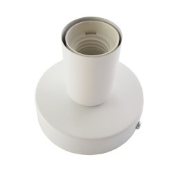 LAMPA stała sufitowa plafon Loft klosz druciany Elipsa 35cm na E27