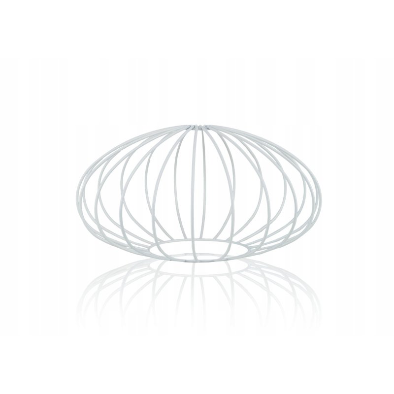 LAMPA stała sufitowa plafon Loft klosz druciany Elipsa 35cm na E27