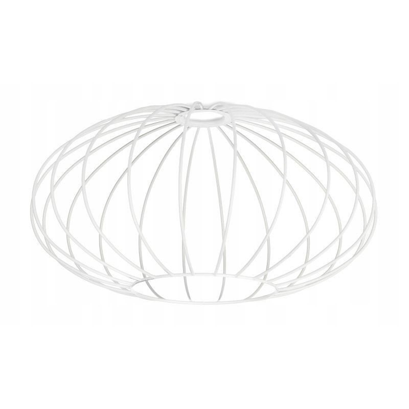 LAMPA stała sufitowa plafon Loft klosz druciany Elipsa 35cm na E27