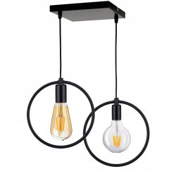 LAMPA sufitowa wisząca ZWIS Edison Loft 2 E27 koło