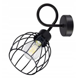 LAMPA KINKIET E27 żyrandol stały loft drut KULA