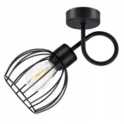 LAMPA KINKIET E27 żyrandol stały loft drut KULA