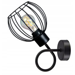 LAMPA KINKIET E27 żyrandol stały loft drut KULA