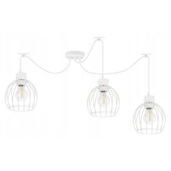 LAMPA sufitowa wisząca ZWIS Loft klosz 3xE27 PAJĄK