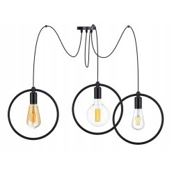 LAMPA sufitowa wisząca ZWIS Edison Loft E27 PAJĄK