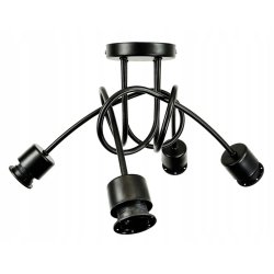 Lampa SUFITOWA żyrandol WISZĄCA LOFT drut BRYLANT