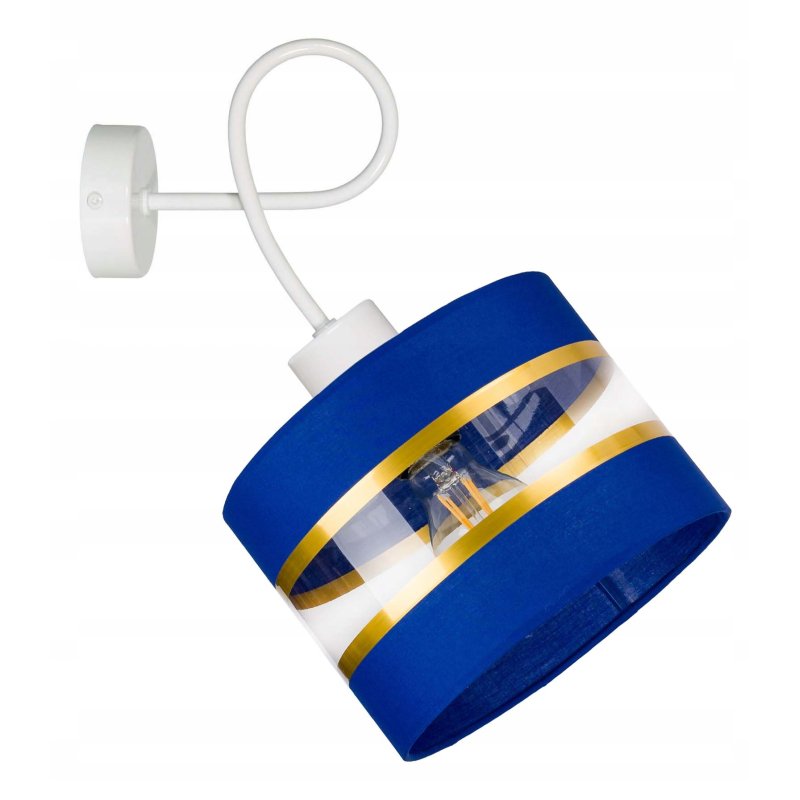 LAMPA KINKIET żyrandol STAŁY E27 LOFT ABAŻUR 20cm