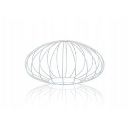 Lampa wisząca zwis żyrandol sufit loft drut biały Elipsa 35cm na E27