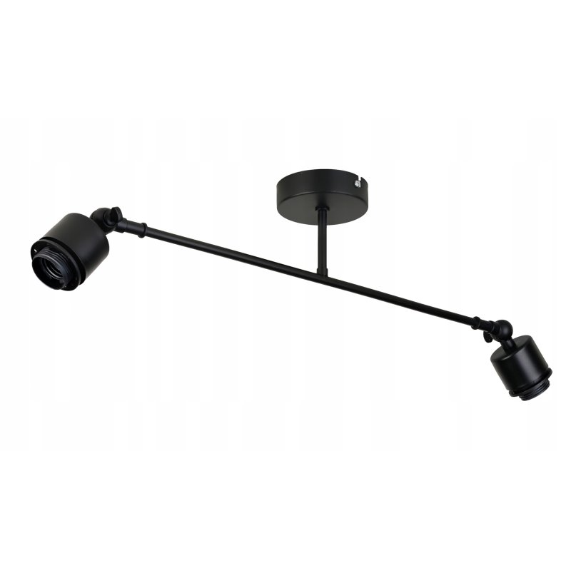LAMPA sufitowa żyrandol regulowany kinkiet ścienny LOFT ruch 2x E27 metal