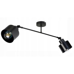 LAMPA sufitowa żyrandol regulowany kinkiet ścienny LOFT ruch 2x E27 metal