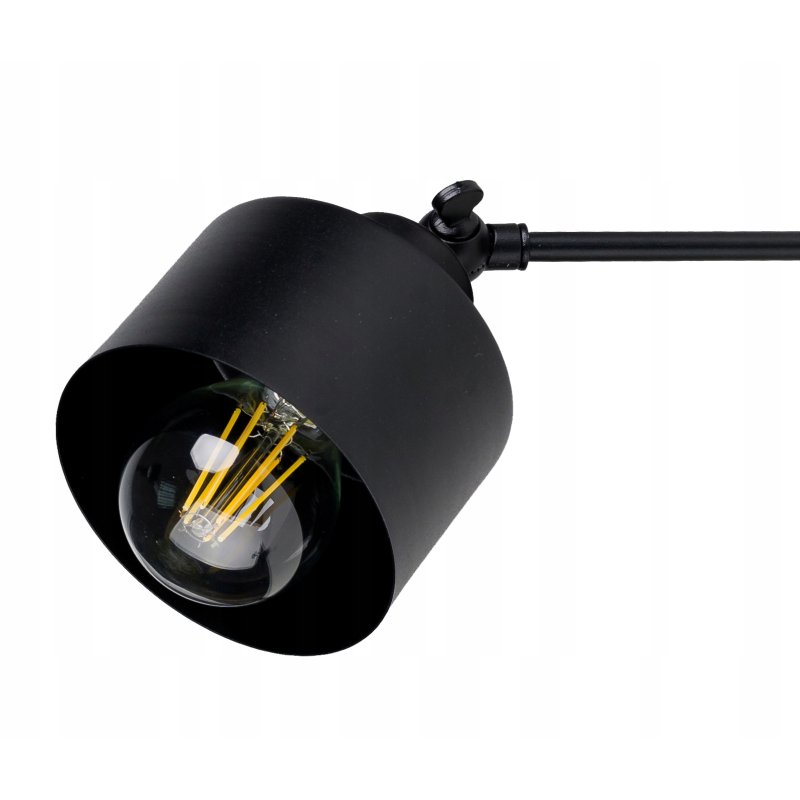 LAMPA sufitowa żyrandol regulowany kinkiet ścienny LOFT ruch 2x E27 metal