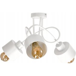 Lampa SUFITOWA żyrandol WISZĄCA LOFT metal kubek 3