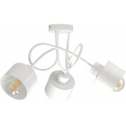 Lampa SUFITOWA żyrandol WISZĄCA LOFT metal kubek 3