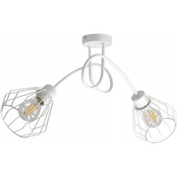 Lampa SUFITOWA żyrandol WISZĄCA LOFT drut BRYLANT