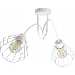 Lampa SUFITOWA żyrandol WISZĄCA LOFT drut BRYLANT