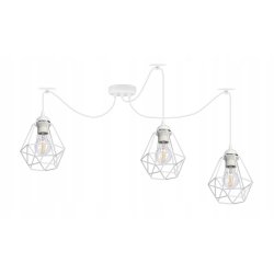 LAMPA sufitowa wisząca ZWIS Loft klosz 3xE27 PAJĄK