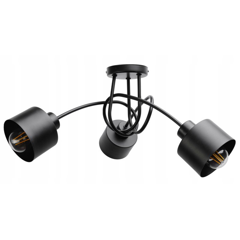 Lampa SUFITOWA żyrandol WISZĄCA LOFT plafon Kubek