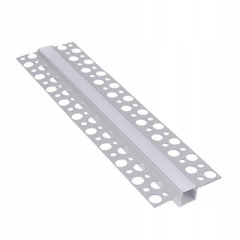 PROFIL Aaluminiowy do taśm LED do płyt karton-gips GK+ KLOSZ 1m