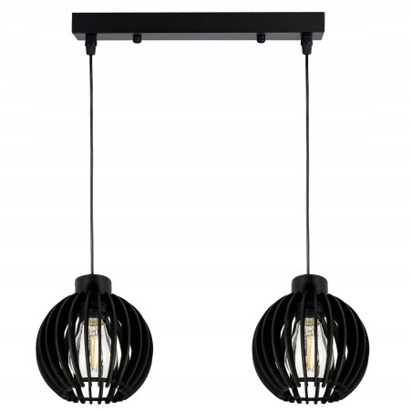 LAMPA czarna WISZĄCA ZWIS...