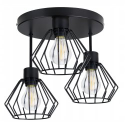 LAMPA plafon SUFITOWA ŻYRANDOL loft BRYLANT DRUT S