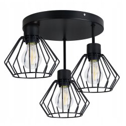 LAMPA plafon SUFITOWA ŻYRANDOL loft BRYLANT DRUT S