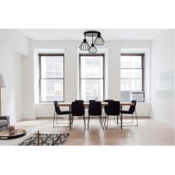 LAMPA plafon SUFITOWA ŻYRANDOL loft BRYLANT DRUT S