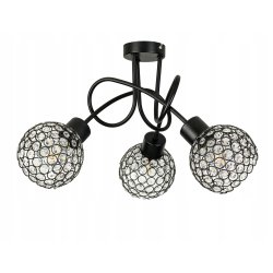 Lampa SUFITOWA żyrandol wisząca LOFT plafon szkło