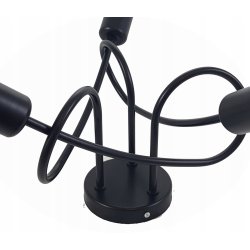 Lampa SUFITOWA żyrandol wisząca LOFT plafon szkło