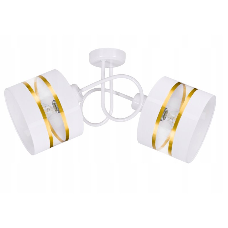 Lampa SUFITOWA żyrandol WISZĄCA LOFT abażur 2