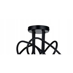 Lampa SUFITOWA żyrandol WISZĄCA LOFT METAL kubek 4