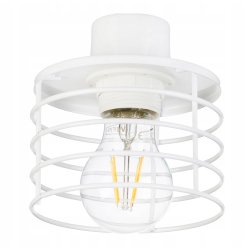 Lampa SUFITOWA żyrandol WISZĄCA LOFT drut sprężyna