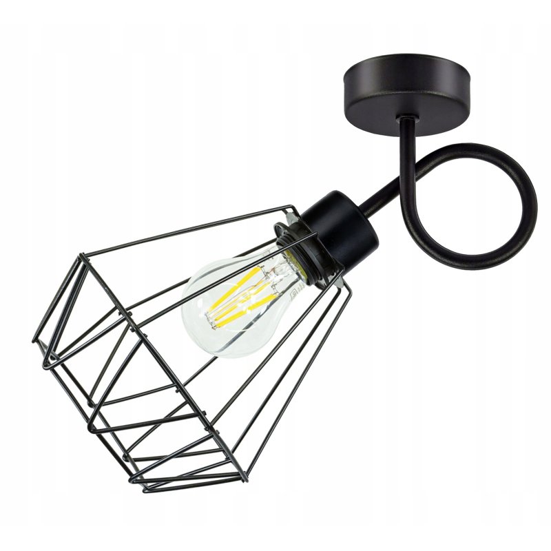 LAMPA KINKIET E27 sufit stały loft drut BRYLANT
