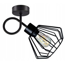 LAMPA KINKIET E27 żyrandol stały loft drut BRYLANT