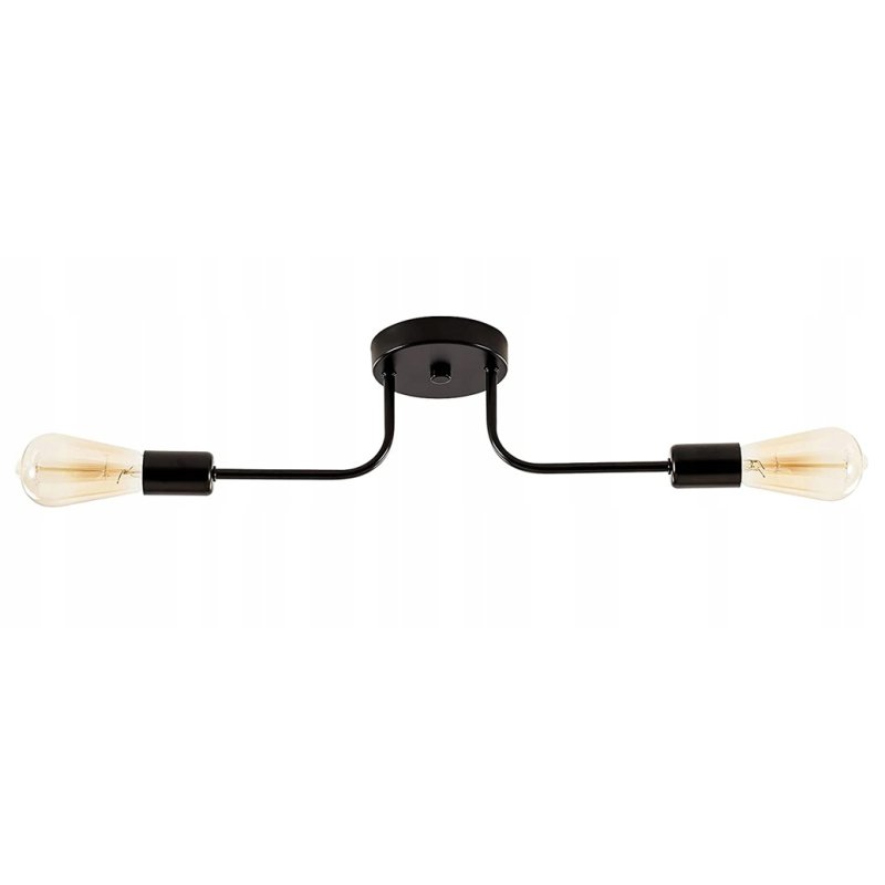 Lampa sufitowa loft żyrandol wisząca na 2 x E27