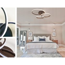 LAMPA SUFITOWA ŻYRANDOL Plafon MODERN LED + Pilot