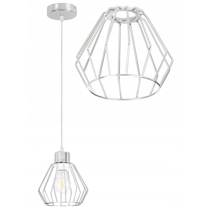 LAMPA wisząca sufitowa zwis Loft żyrandol drut E27