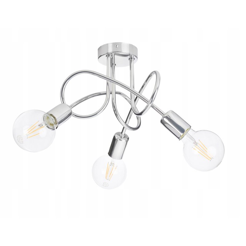 Lampa sufitowa żyrandol loft na 3x E27 edison