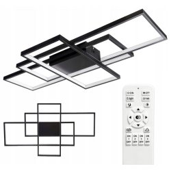 LAMPA SUFITOWA ŻYRANDOL Plafon MODERN LED XL barwa zmienna CCT + Pilot