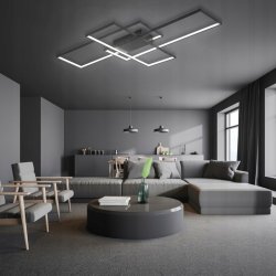 LAMPA SUFITOWA ŻYRANDOL Plafon MODERN LED XL barwa zmienna CCT + Pilot