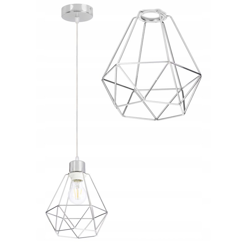 LAMPA wisząca sufitowa zwis Loft żyrandol drut E27