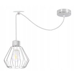 LAMPA wisząca sufitowa zwis Loft pająk drut 1x E27