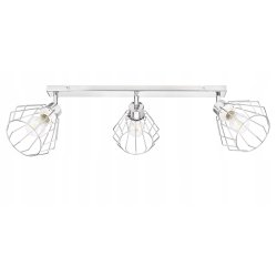 LAMPA plafon żyrandol ruch loft drut brylant chrom
