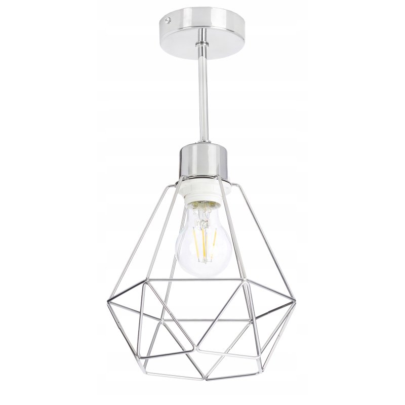 LAMPA WISZĄCA stała żyrandol sufit loft drut E27