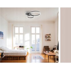 LAMPA SUFITOWA ŻYRANDOL Plafon MODERN LED + Pilot