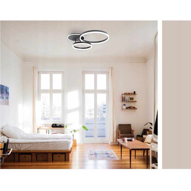 LAMPA SUFITOWA ŻYRANDOL Plafon MODERN LED + Pilot