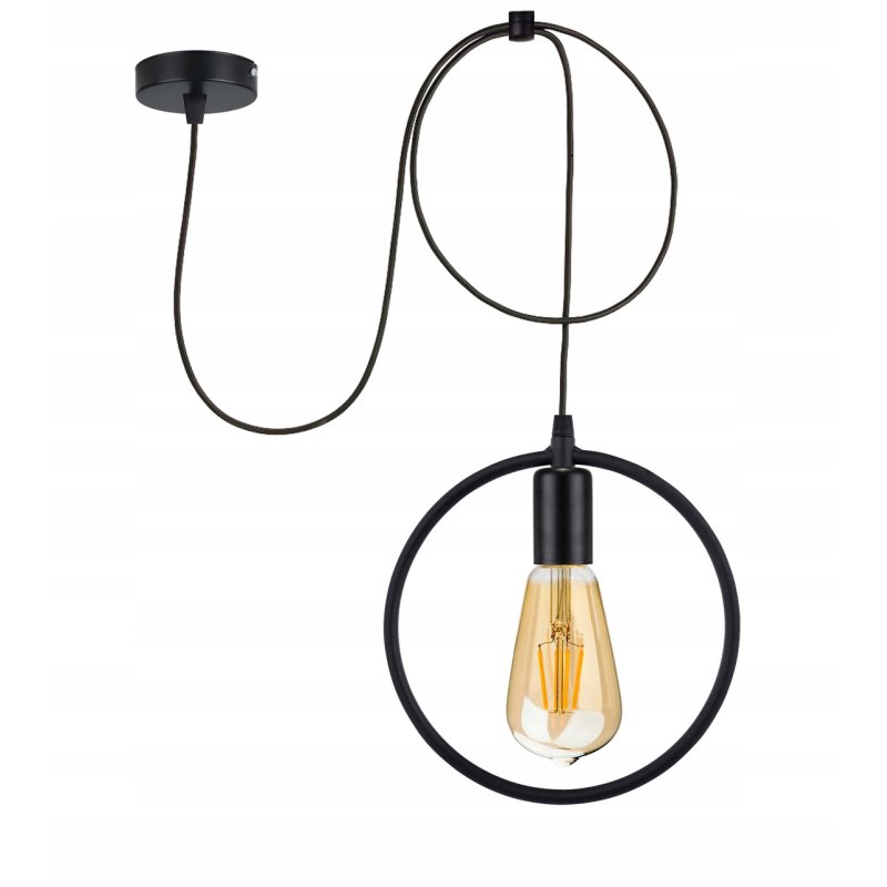 LAMPA sufitowa wisząca ZWIS Edison Loft E27 PAJĄK