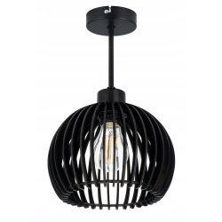 Lampa stała sufitowa plafon żyrandol LOFT klosz kula 36 Drewno na 1x E27
