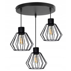 LAMPA WISZĄCA SUFITOWA ŻYRANDOL ZWIS BRYLANT DRUT