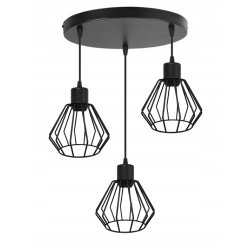 LAMPA WISZĄCA SUFITOWA ŻYRANDOL ZWIS BRYLANT DRUT